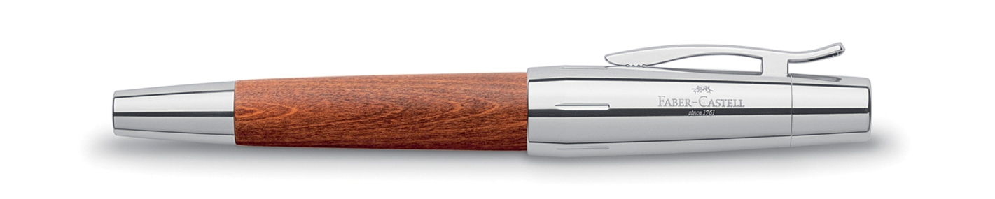 Faber Castell E-Motion Pearwood Brown Rollerball Pen