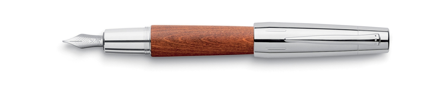 Faber Castell E-Motion Pearwood Brown Fountain Pen
