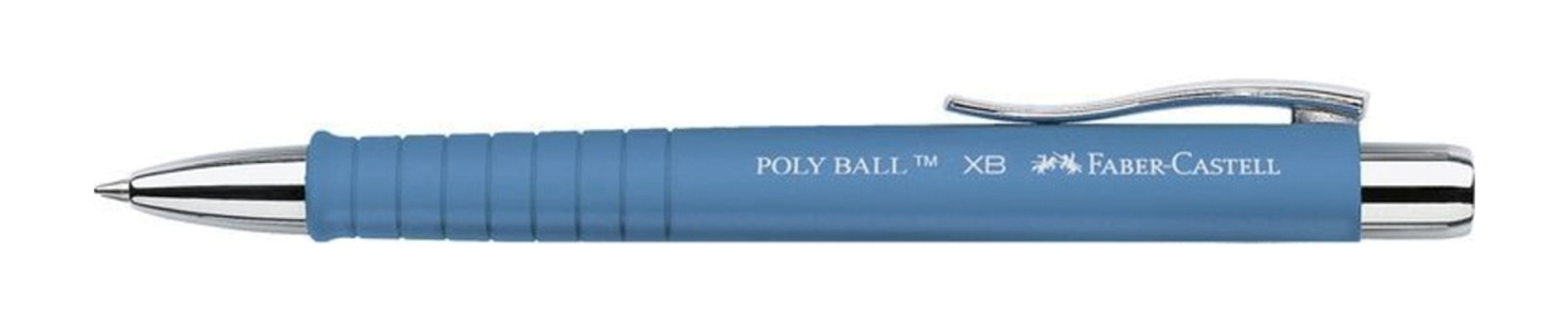 Faber Castell Poly Ball XB Blue Ball Point Pen