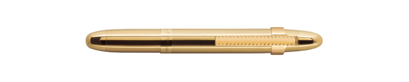 Fisher Space Pen 400GCL Bullet Lacquered Brass With Clip
