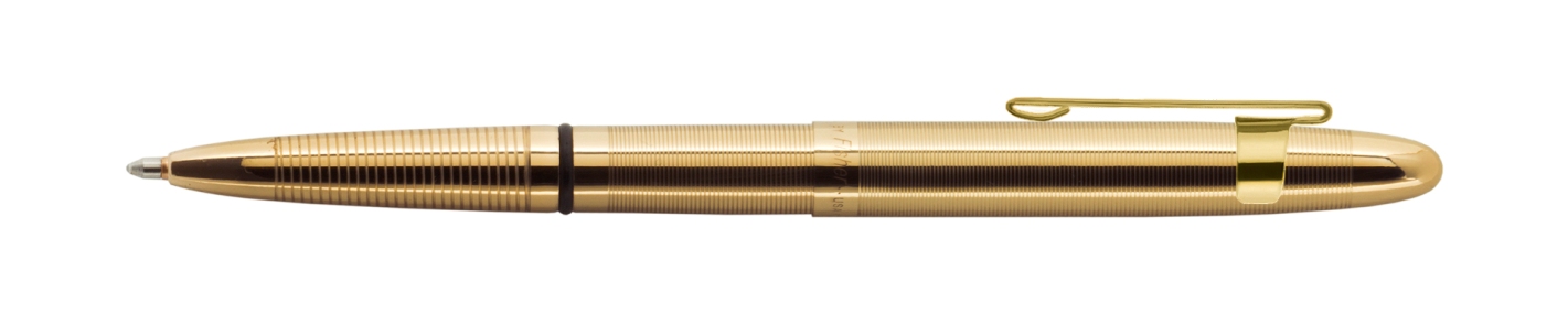 Fisher Space Pen 400GCL Bullet Lacquered Brass With Clip
