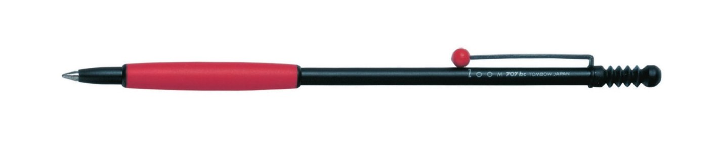 Tombow Zoom 707 Ball Point Pen Black/Red