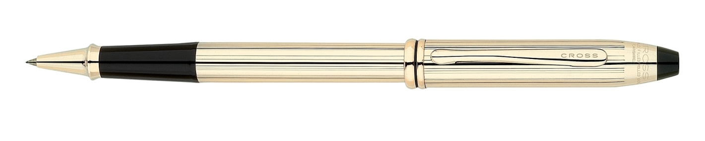 Cross Townsend 10k Rolled Gold Rollerball Pen