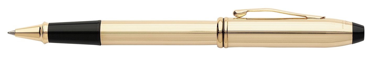 Cross Townsend 10k Rolled Gold Rollerball Pen