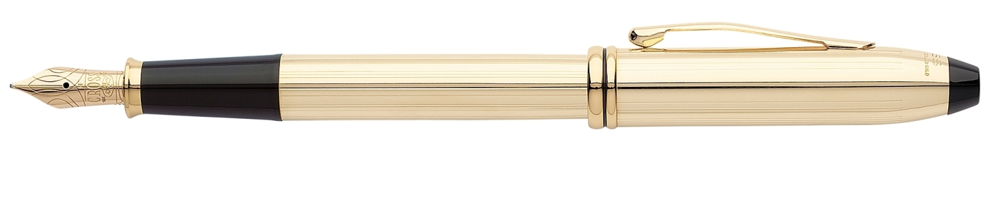 Cross Townsend 10k Rolled Gold Fountain Pen