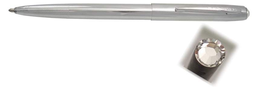 Fisher Space Pen Cap-O-Matic FM4CSW001 Chrome Crystal Swarovski