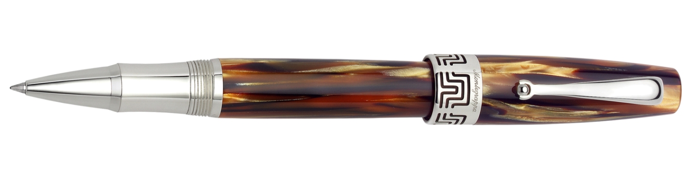 Montegrappa Extra 1930 Roller Ball Pen Turtle Brown