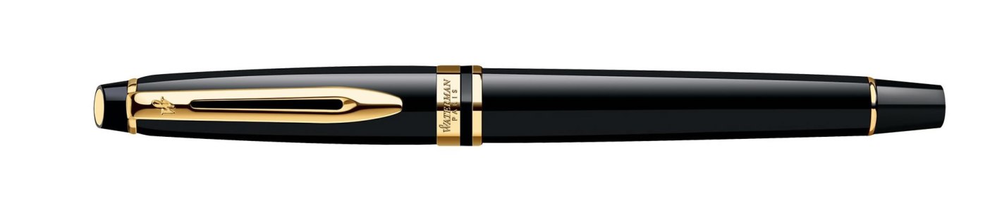Waterman Expert Black Lacquer GT Fountain Pen