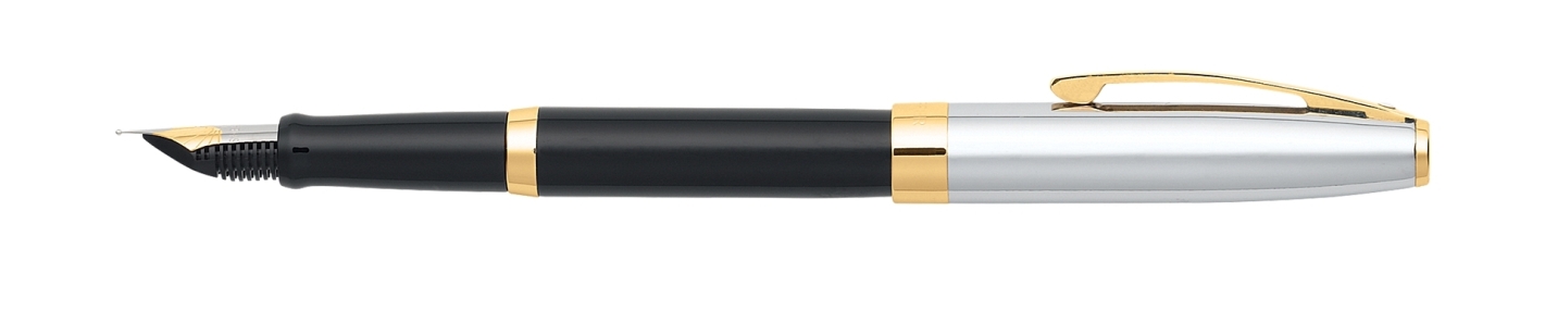 Sheaffer Sagaris Black And Chrome Fountain Pen