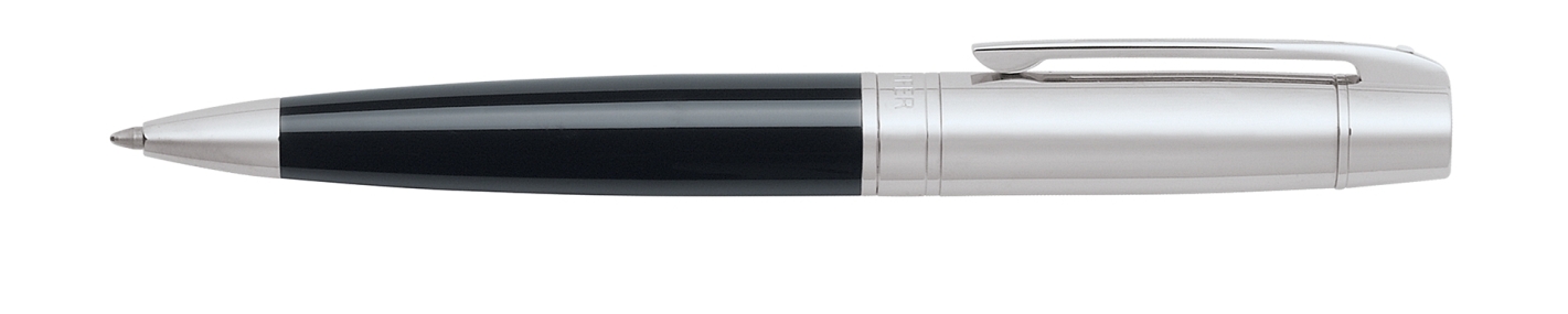 Sheaffer 300 Glossy Black And Chrome Ball Point Pen