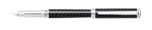 Sheaffer Intensity Carbon Fibre Chrome Plate Fountain Pen