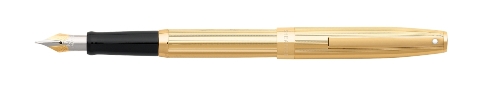 Sheaffer Sagaris Fluted Gold Tone Fountain Pen